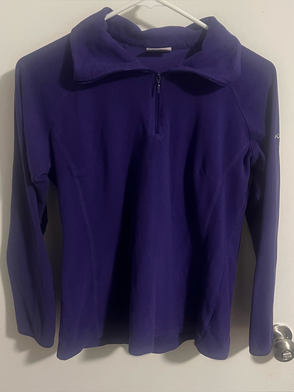 Columbia Glacial Fleece III 1/2 Zip Pullover Women’s Medium Purple AL6389